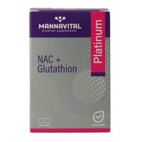 NAC + glutathion platinum 60 Vegetarische capsules - thumbnail