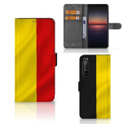 Sony Xperia 1 II | Bookstyle Case | Belgische Vlag Sony Xperia 1 II | Bookstyle Case | Belgische Vlag
