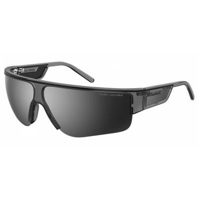 Marc Jacobs zonnebril unisex semi randloos transparant/grijs