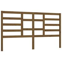 Hoofdbord 186x4x104 cm massief grenenhout honingbruin - thumbnail