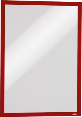 Durable Duraframe magnetisch kader, ft A3, rood, pak van 5 stuks