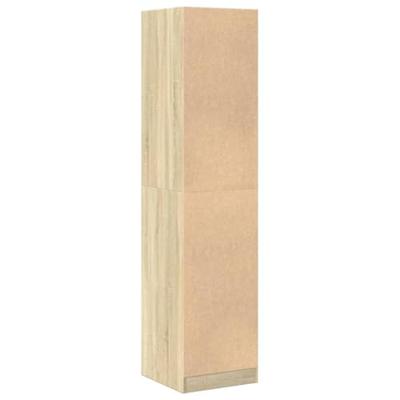 Apothekerskast 40x41x174,5 cm bewerkt hout sonoma eikenkleurig