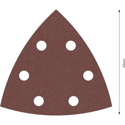 Bosch Accessories Bosch Power Tools 2608621689 Deltaschuurpapier Korrelgrootte (num) 240 (l x b) 93 mm x 93 mm 5 stuk(s) Bosch Accessories Bosch Power Tools 2608621689 Deltaschuurpapier Korrelgrootte (num) 240 (l x b) 93 mm x 93 mm 5 stuk(s)