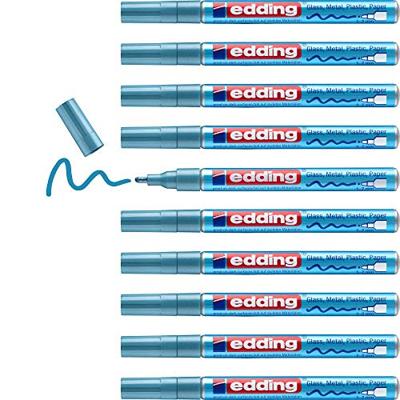 Paintmarker edding 751 oliebasis 1-2mm mtl blauw | 10 stuks