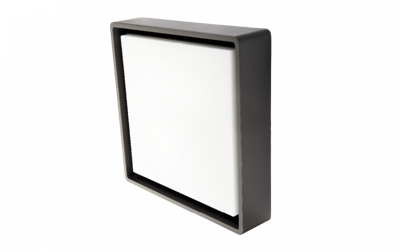 SG LED buitenlamp Frame Square Maxi grafiet 21W 3000K 1980 lumen schemerschakelaar