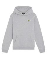 Lyle & Scott winter hoodie jongens - licht grijs - thumbnail