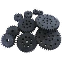 Reely Hout, Kunststof Assortiment tandwielen Soort module: 1.0 Aantal tanden: 10, 15, 20, 30, 40 10 stuk(s) - thumbnail