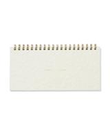 HEMA Weekplanner spiraal reliëf (beige) - thumbnail