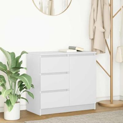 Dressoir met lade 71x35x65 cm spaanplaat wit