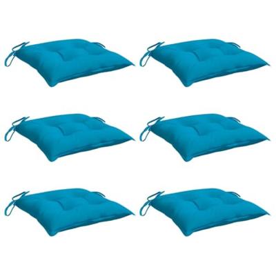 VidaXL Palletkussens 6 st 50x50x7 cm oxford stof lichtblauw
