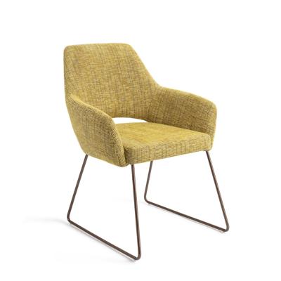 Jesper Home Yanai eetkamerstoel Lemon Limes slide rose