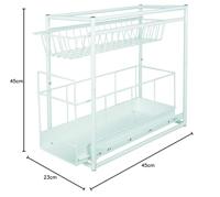 Gootsteenkastrek Met Uitschuifbare Lades - thumbnail