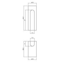 Intersteel | Sierhuls | Recht | RVS Geborsteld - thumbnail