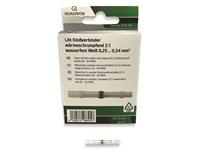 Quadrios 2011C398 Stootverbinder 0.25 mm² 0.34 mm² Volledig geïsoleerd Wit 20 stuk(s) - thumbnail
