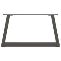 Eettafelpoten 2 st V-vormig 60x(30-31,3) cm staal antraciet - thumbnail