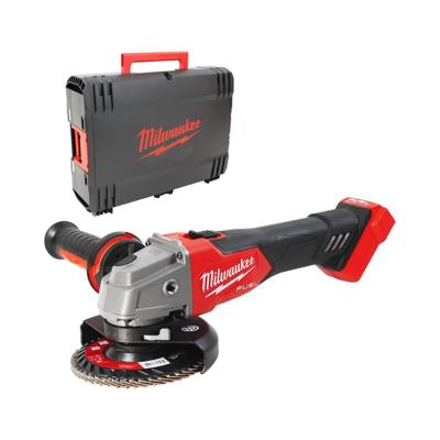 Milwaukee haakse accu slijpmachine - M18 FSAG125X-0X - 18V - excl. accu en lader in koffer