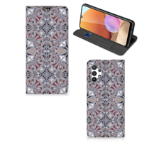 Samsung Galaxy A32 4G | A32 5G Enterprise Editie | Standcase | Flower Tiles - thumbnail
