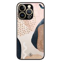 iPhone 14 Pro glazen hardcase - Abstract dots - thumbnail