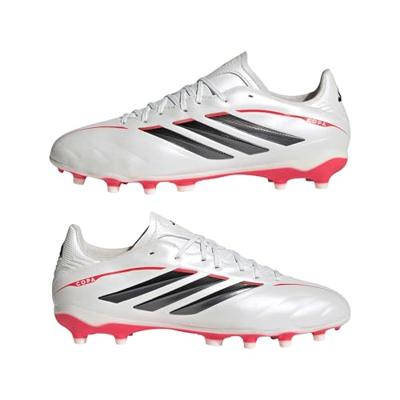 adidas Copa Pure IV League Gras Voetbalschoenen (FG) Kids Wit Zwart Rood