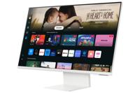 SAMSUNG Smart Monitor M8 Wit – 32 inch – VA-paneel, UHD 4K (3840 x 2160), 60 Hz, 4 ms, in hoogte verstelbaar, kantelbaar, draaibaar, 2 x HDMI (2.0), USB-C (65 W), 2 x USB-A, Smart TV, Gaming Hub - thumbnail