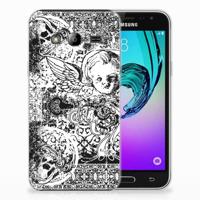 Silicone Back Case Samsung Galaxy J3 2016 Skulls Angel - thumbnail