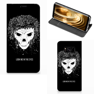 Mobiel BookCase Samsung Galaxy S8 Skull Hair Mobiel BookCase Samsung Galaxy S8 Skull Hair