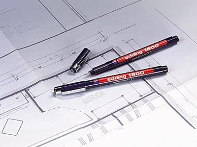 Fineliner edding 1800 0.35mm zwart | 10 stuks Fineliner edding 1800 0.35mm zwart | 10 stuks