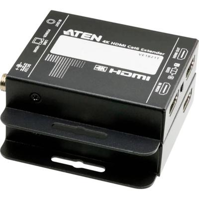 ATEN VE1821-AT-G audio/video extender AV-zender & ontvanger Zwart ATEN VE1821-AT-G audio/video extender AV-zender & ontvanger Zwart
