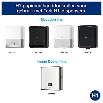 TORK Matic® zachte papieren handdoekrollen wit met grijs bladerontwerp H1, Advanced-kwaliteit, absorberend, 6 rollen met elk 150 m. 290067 TORK Matic® zachte papieren handdoekrollen wit met grijs bladerontwerp H1, Advanced-kwaliteit, absorberend, 6 rollen met elk 150 m. 290067
