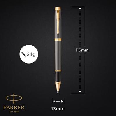 Parker IM Premium roller, grijs GT, fijn, giftbox