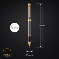Parker IM Premium roller, grijs GT, fijn, giftbox - thumbnail