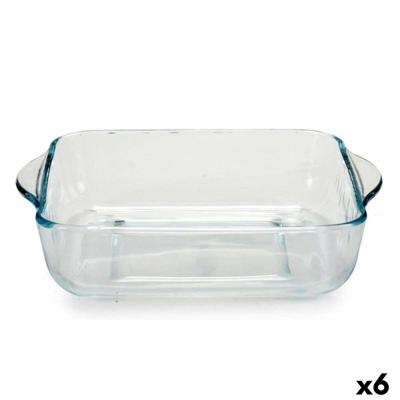 Ovenschaal Pasabahce Borcam 1,9 L 22 x 6 x 25,5 cm Met handvatten (6 Stuks)