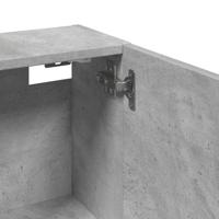 Badkamerkast wandgemonteerd 32x20x67 cm betongrijs - thumbnail