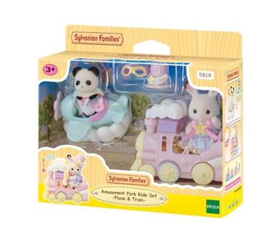 Sylvanian Families pretpark set vliegtuig en trein 5819