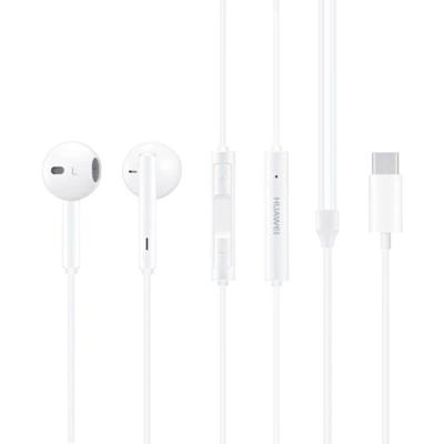 HUAWEI CM33 Mobiele telefoon In Ear headset Kabel Wit Volumeregeling