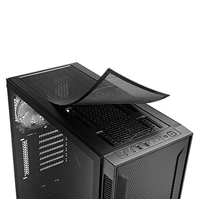 Sharkoon Sharkoon TG6M RGB - Tower - ATX - Seitenteil mit Fenster (gehärtetes Glas) Tower PC-behuizing Zwart