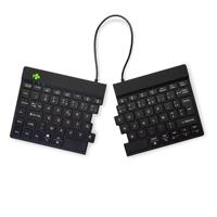 R-Go Tools Split Break toetsenbord Draadloos Zwart Azerty Frans - thumbnail