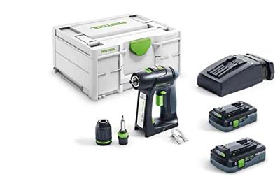 Festool C 18 HPC 4,0 I-Plus Accu Schroefboormachine 18V 4.0Ah in Systainer - 576435 - thumbnail