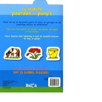 Standaard Uitgeverij Plakken en kleuren - de leukste paarden en pony&apos;s, 4-6 jaar - thumbnail