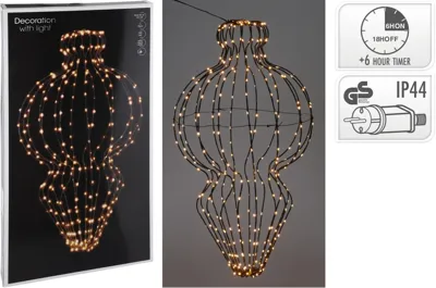 Lantern Foldable 39X75 cm 320L kerst Nampook - Nampook