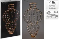 Lantern Foldable 39X75 cm 320L kerst Nampook - Nampook - thumbnail