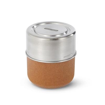 Black+Blum Glazen Lunchpot - Ø95mm - Amandel Black+Blum Glazen Lunchpot - Ø95mm - Amandel