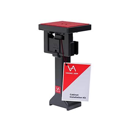 Kastmontagekit geschikt voor VikingArm bestaand uit verlengstuk en 2 pads