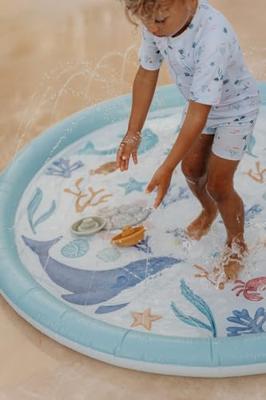 Little Dutch ocean dreams waterspeelmat blauw, 150cm - thumbnail