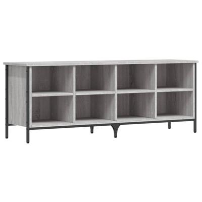 VidaXL Schoenenkast 131x35x50 cm bewerkt hout grijs sonoma eikenkleur VidaXL Schoenenkast 131x35x50 cm bewerkt hout grijs sonoma eikenkleur