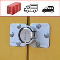 Masterlock Overvalslot, 73mm, chroom - 736EURD 736EURD - thumbnail