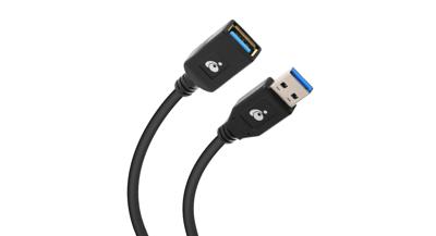 IOGEAR USB 3.0 verlengkabel mannelijk naar vrouwelijk 12-inch, G2LU3AMF