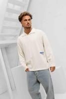 Equalité Elia Longsleeve Polo Heren Gebroken Wit - Maat M - Kleur: Gebroken Wit | Soccerfanshop - thumbnail