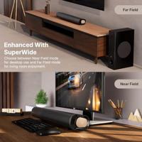 Creative Stage Pro Soundbar Zwart Bluetooth, Incl. draadloze subwoofer, USB - thumbnail