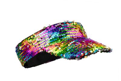 Zonneklep Rainbow pailletten Zonneklep Rainbow pailletten